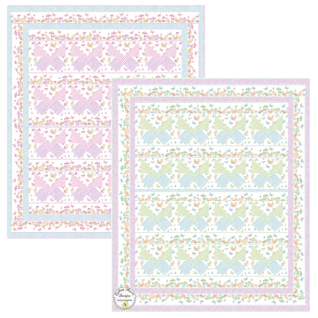 Cathey Marie Designs ~ All-A-Flutter Quilt Kit