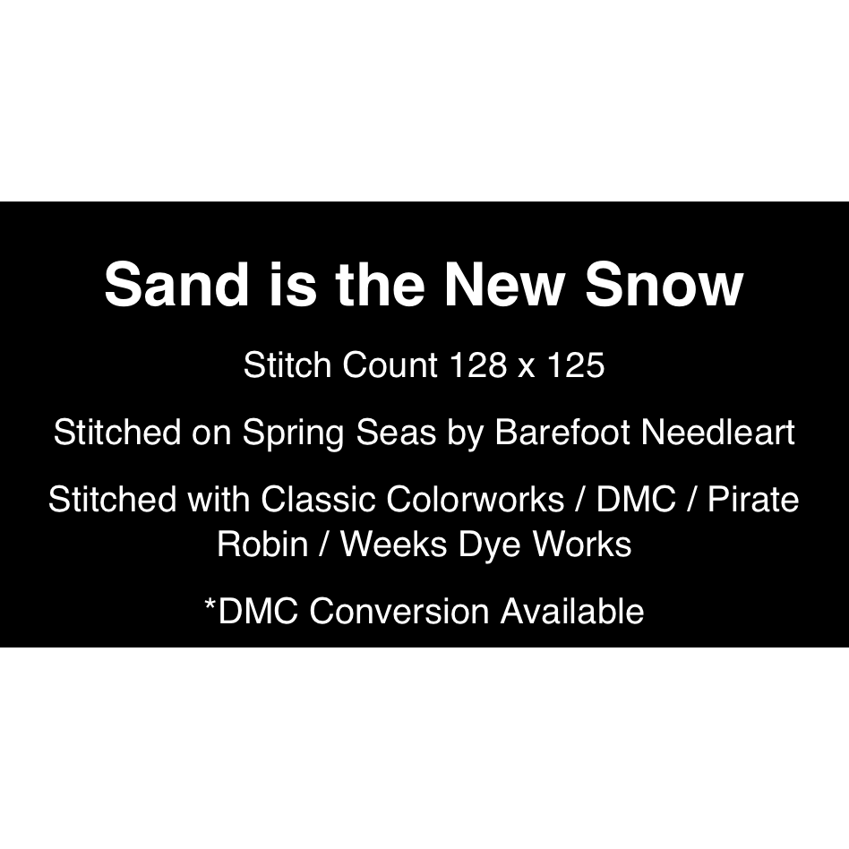 Barefoot Needleart | Sand is the New Snow NM2026
