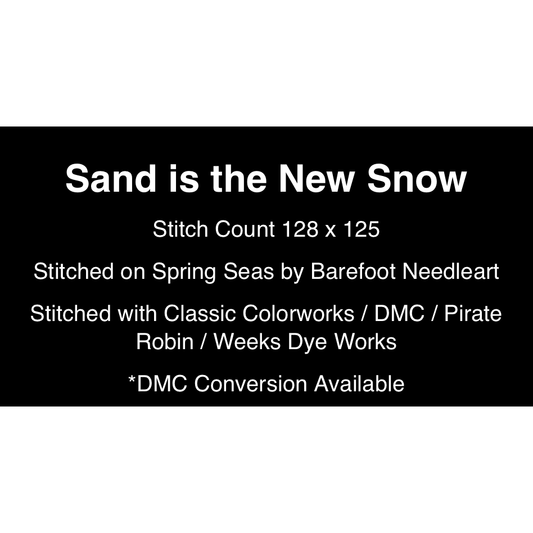 Barefoot Needleart | Sand is the New Snow NM2026