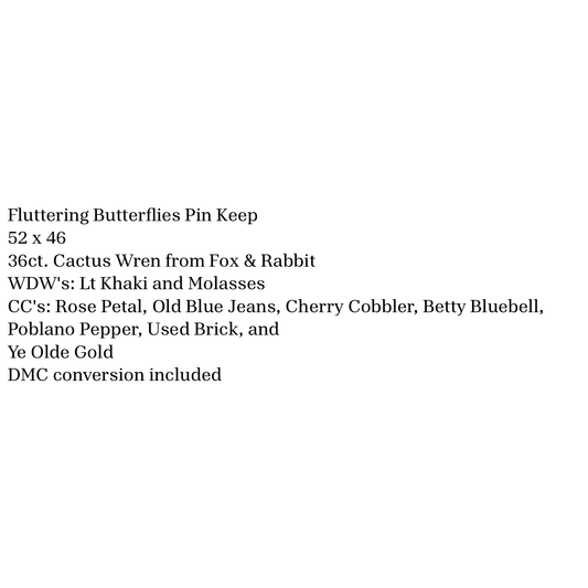 The Scarlett House | Fluttering Butterflies Pin Keep NM2026