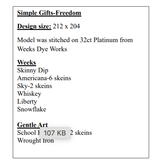 Praiseworthy Stitches | Simple Gifts - Freedom NM2026