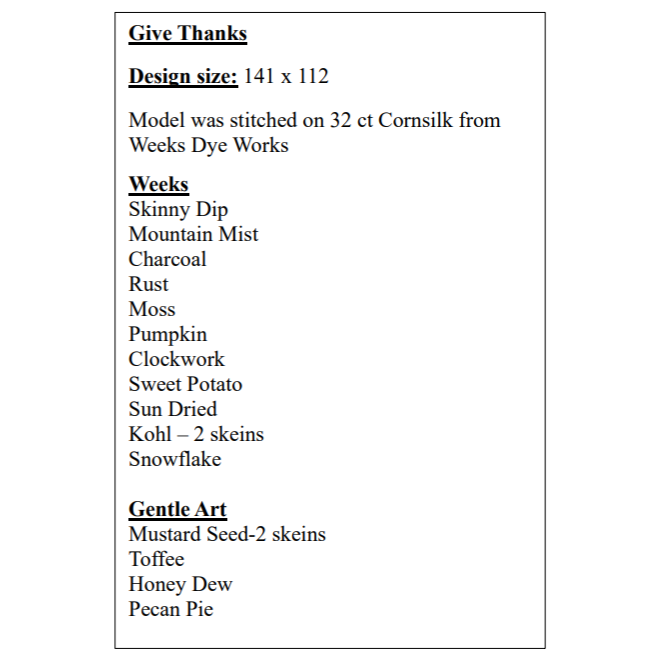 Praiseworthy Stitches | Give Thanks NM2026