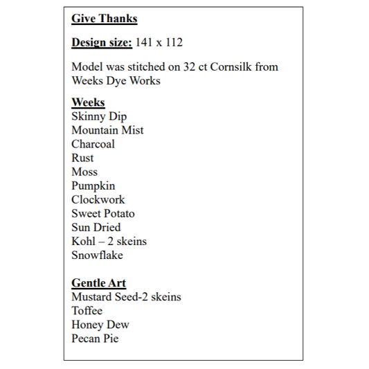 Praiseworthy Stitches | Give Thanks NM2026