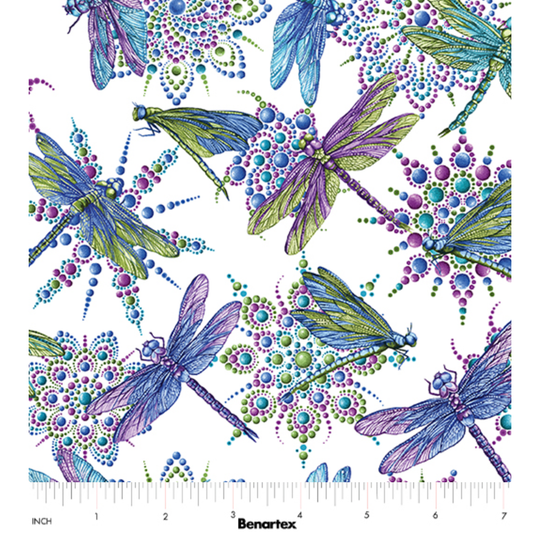 Dragonfly Wonder ~ Small Dragonfly ~ 16401-09 White/Multi