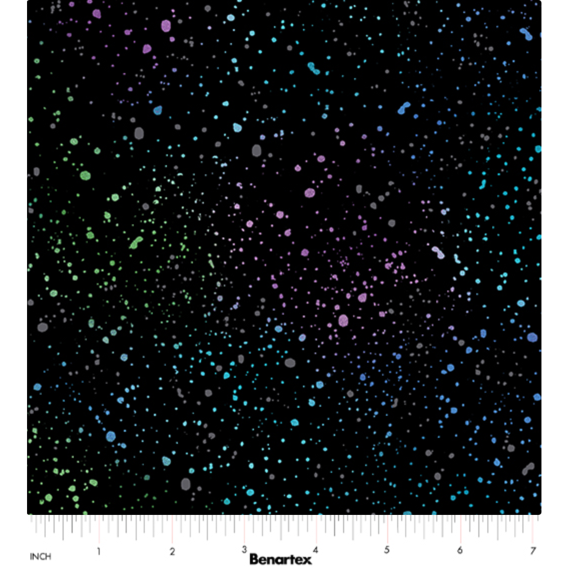 Dragonfly Wonder ~ Spatter ~ 16406P-12 Black/Multi