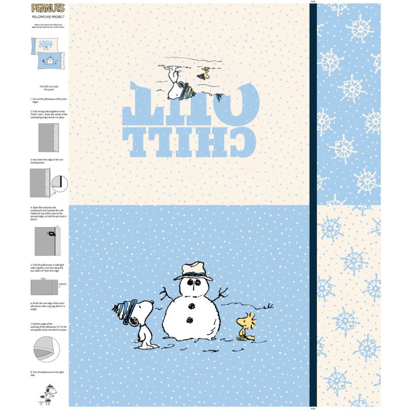 Peanuts ~ Pillowcase Panel ~ P1030-10