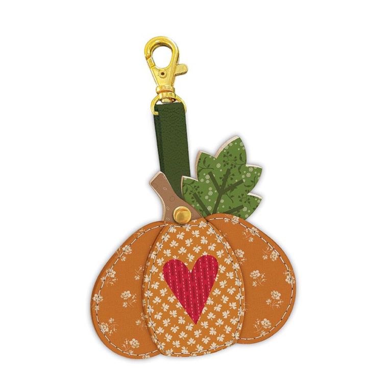 Hometown Leatherworks ~ Leather Pumpkin Charm