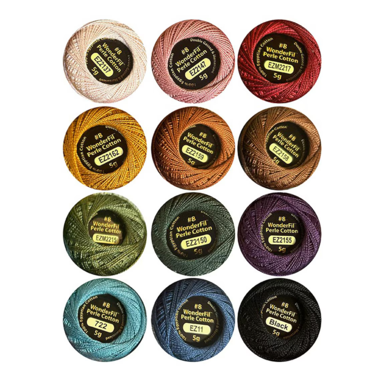 Wool & Whimsy Thread Pack 12 pcs