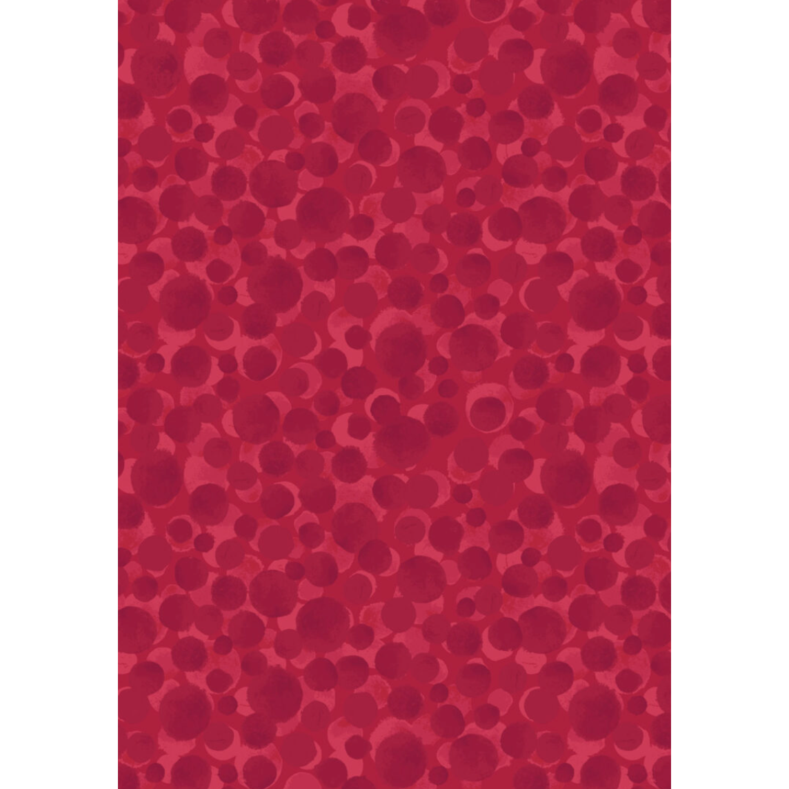 Country Comforts Flannel ~ Cosy red Bumbleberries flannel - BBF08