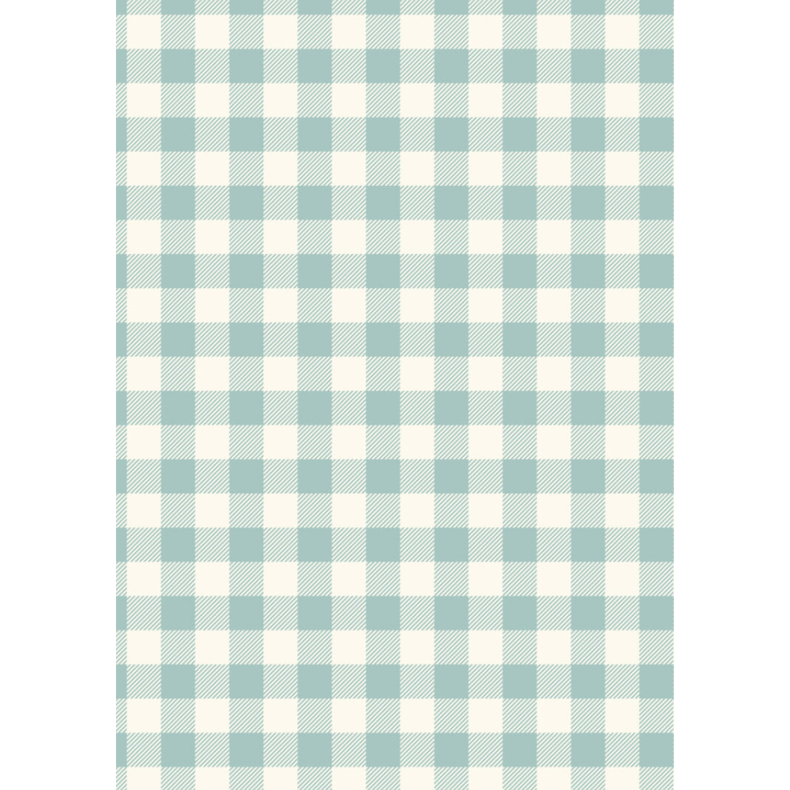 Country Comforts Flannel ~ Duck egg buffalo check flannel - F1A