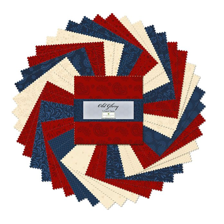 Old Glory ~ 5 Karat Crystals ~ 507-46-507