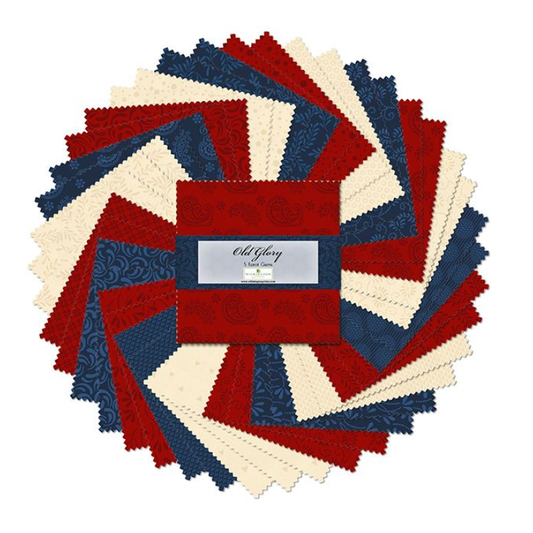 Old Glory ~ 5 Karat Crystals ~ 507-46-507