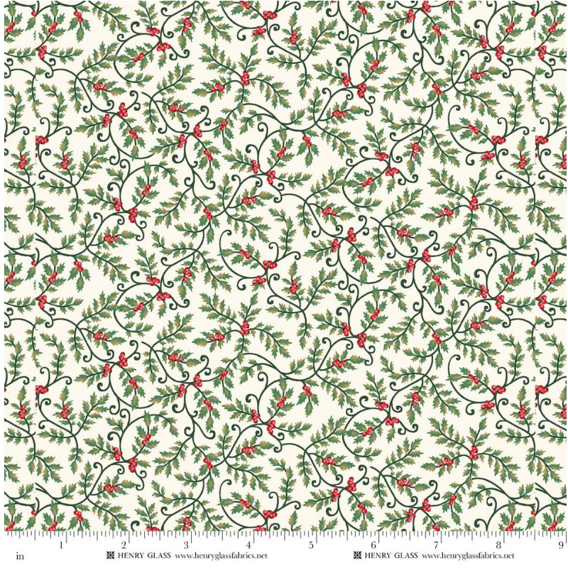 Sweet Christmas Memories ~ Mini Holly Vines ~ 3620-44 Cream