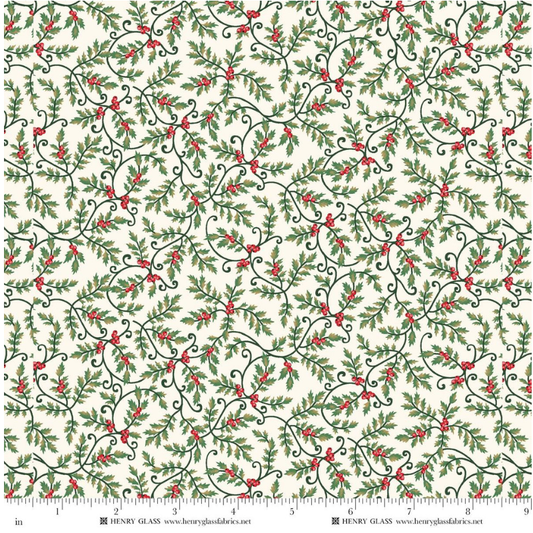 Sweet Christmas Memories ~ Mini Holly Vines ~ 3620-44 Cream