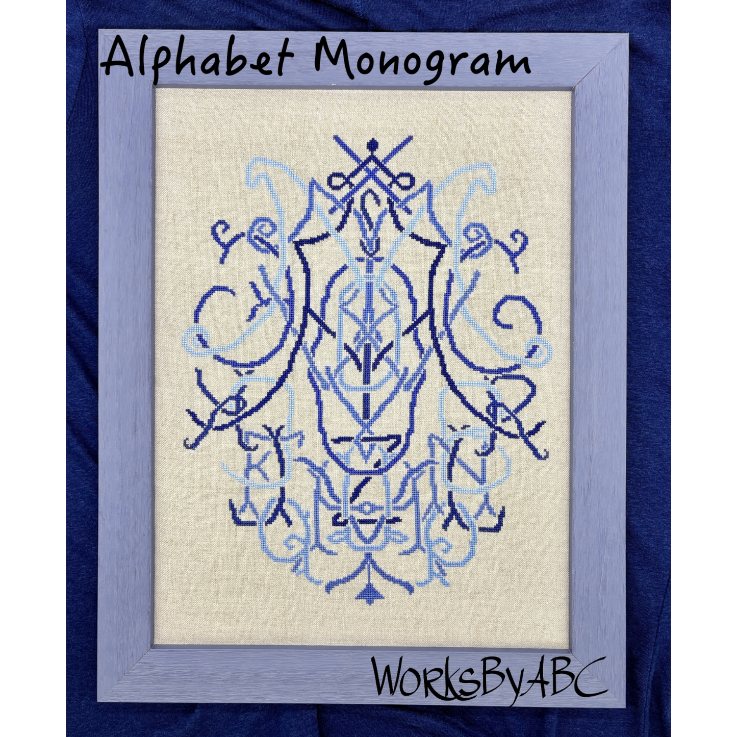 WorksByABC | Alphabet Monogram NM2026