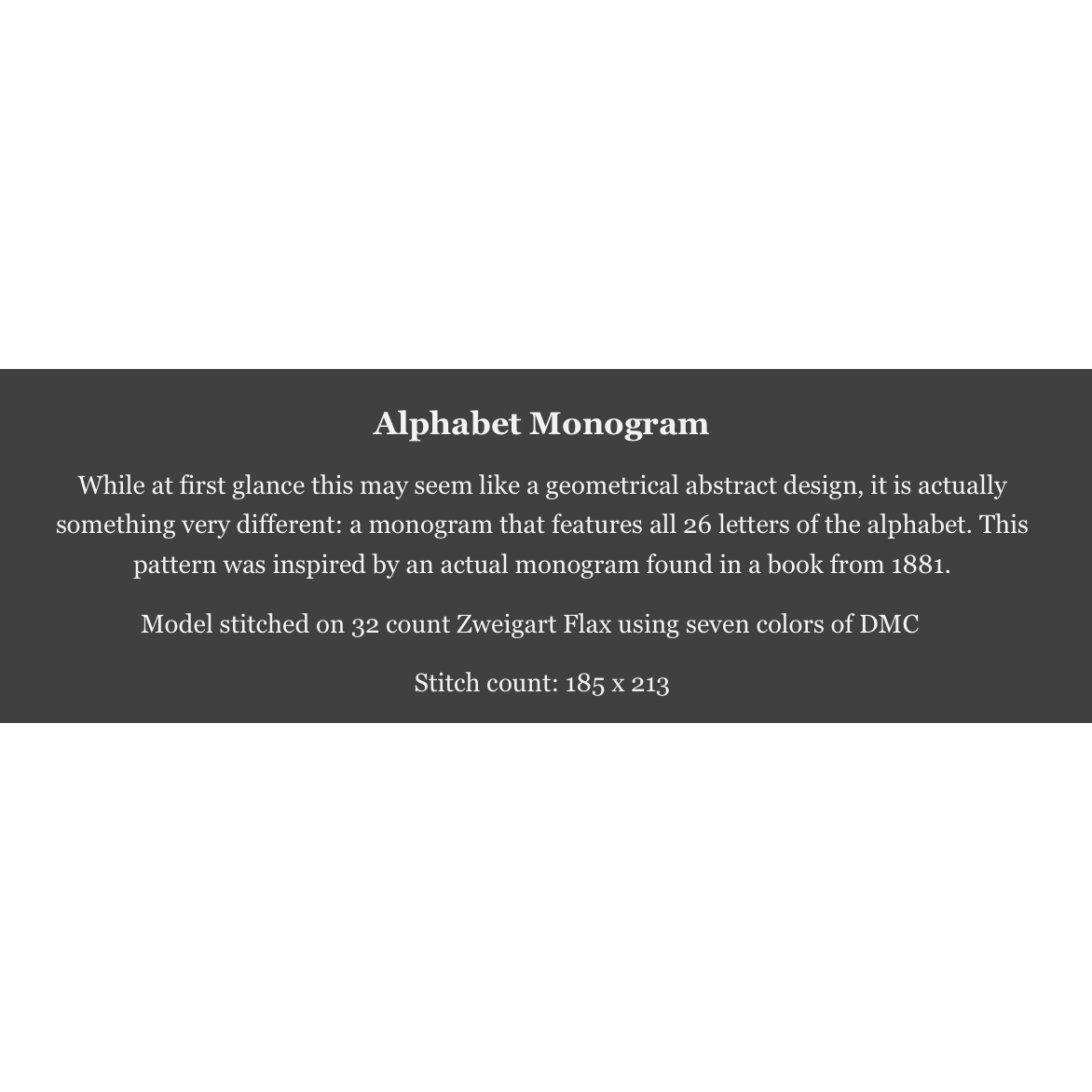 WorksByABC | Alphabet Monogram NM2026