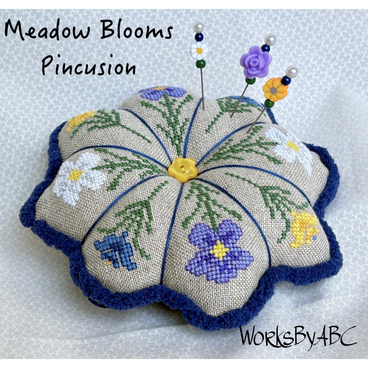 WorksByABC | Meadow Blooms Pincushion NM2026