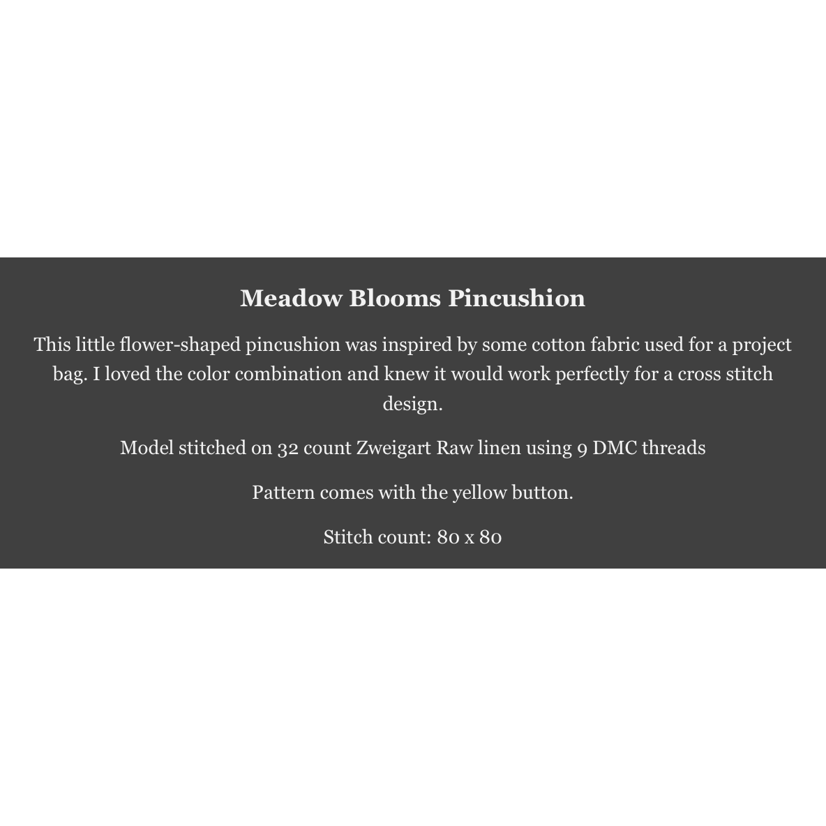 WorksByABC | Meadow Blooms Pincushion NM2026