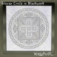 WorksByABC | Woven Circle in Blackwork NM2026