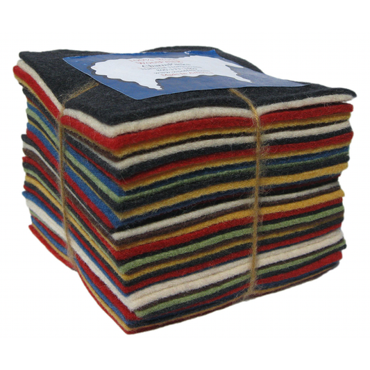 National Nonwovens Wool Felt | WoolFelt Original Homespun Charm Pack 100%