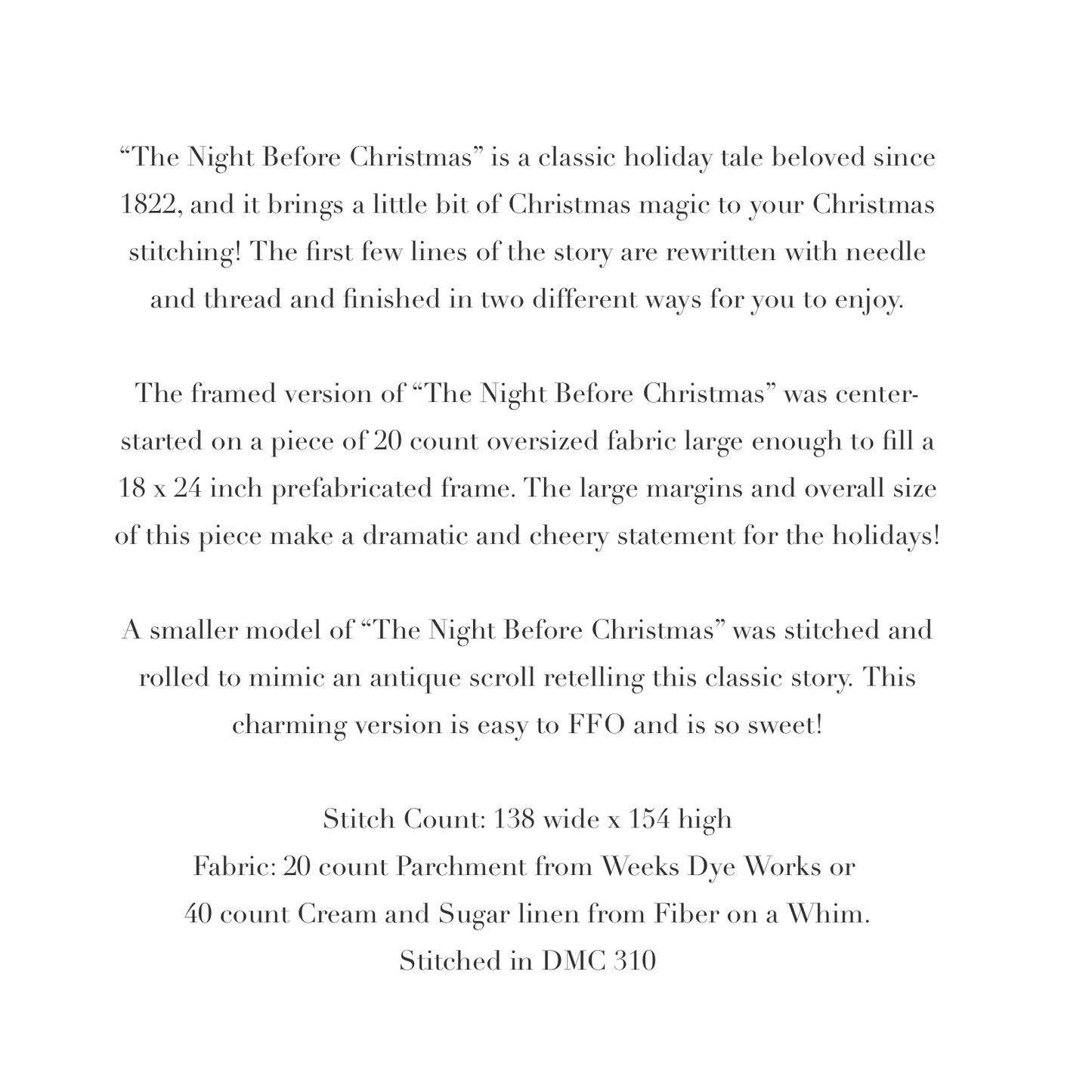 Hello from Liz Mathews | The Night Before Christmas NM2026