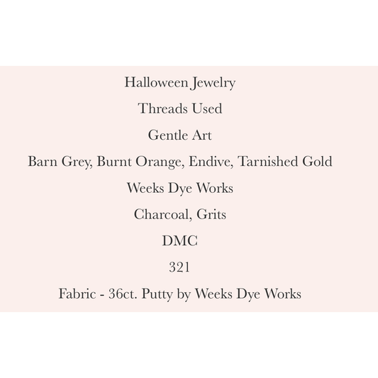 Lucy Beam | Halloween Jewelry NM2026
