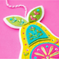 Benzie Design | Partridge and Pear Wool Felt Ornament Appliqué Kit