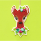 Benzie Design | Christmas Deer Ornament Wool Felt Appliqué Kit