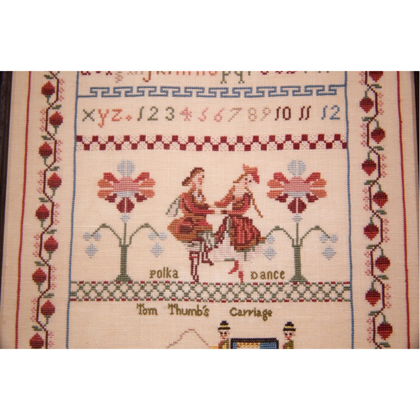 Hands Across The Sea Samplers | Tom Thumb’s Carriage - Margret Coy 1848 - Printed Booklet