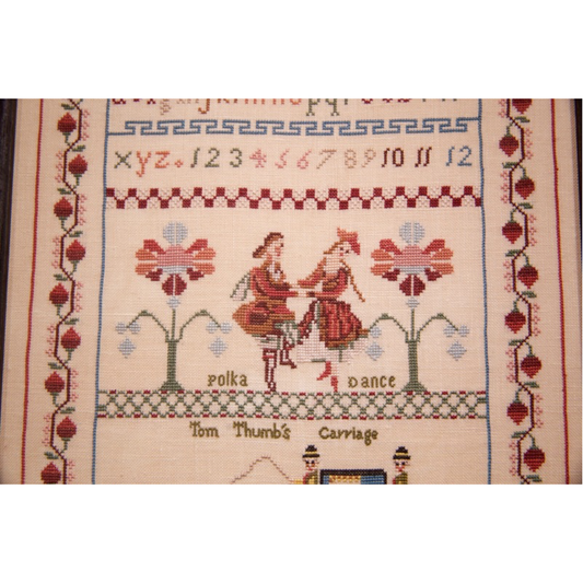 Hands Across The Sea Samplers | Tom Thumb’s Carriage - Margret Coy 1848 - Printed Booklet