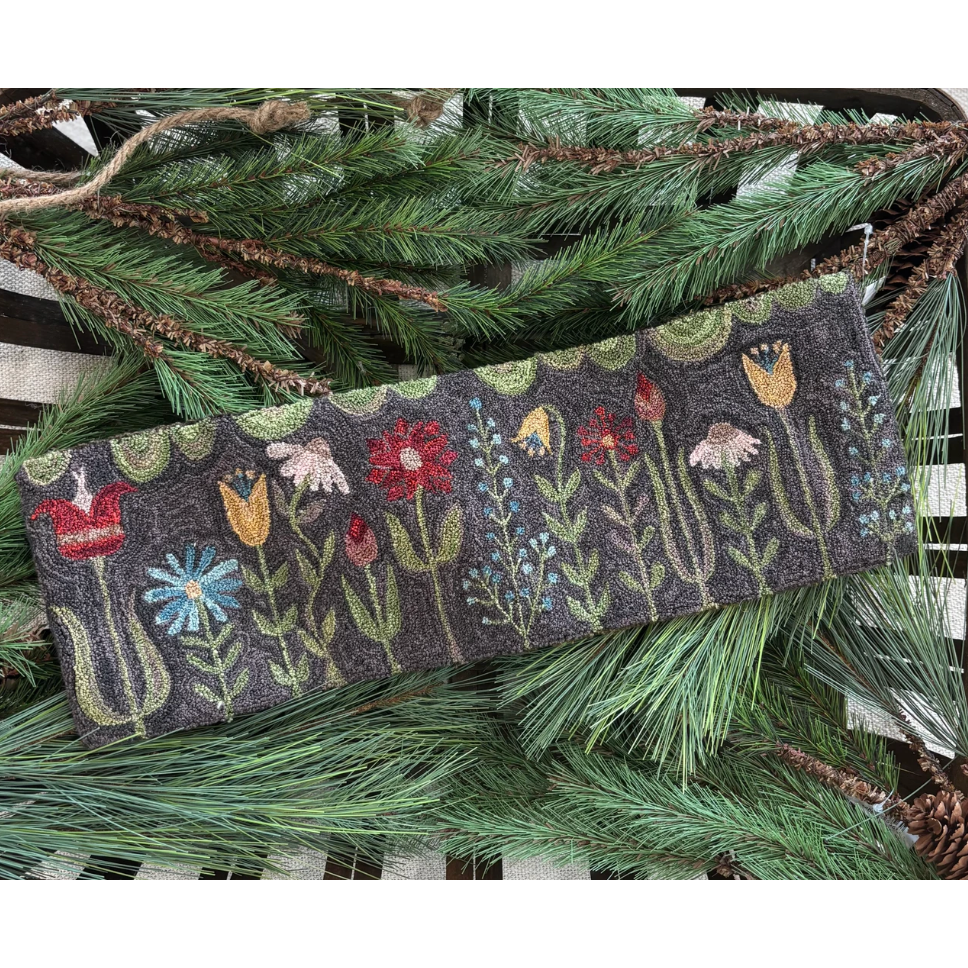 Old Tattered Flag ~ Bountiful Blooms Punch Needle Pattern