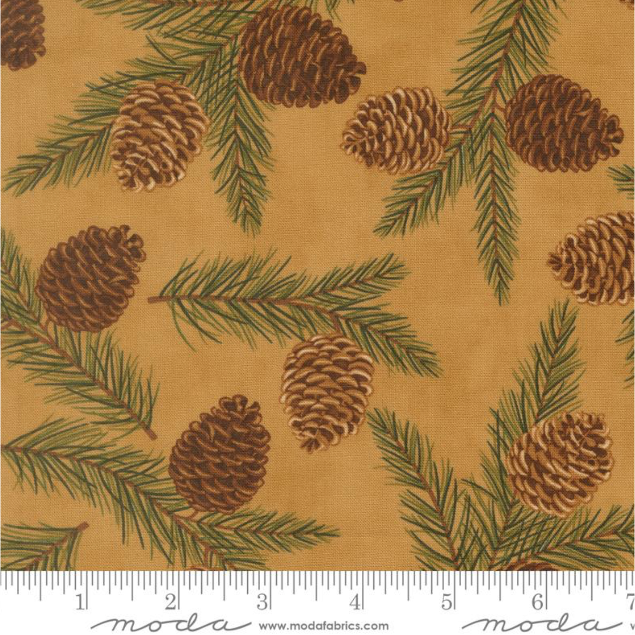 Northwoods Lodge Cuddle ~ Pinecone Greenery ~ 56191 12QC Fawn