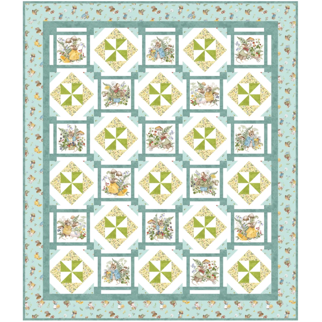 Bound to Be Quilting ~ Circulation Quilt Kit