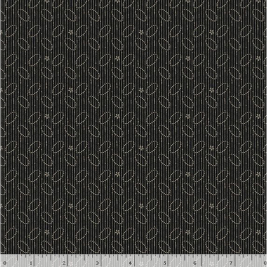 Black Sheep Cottons ~ Oval Bars ~ R171940D BLACK