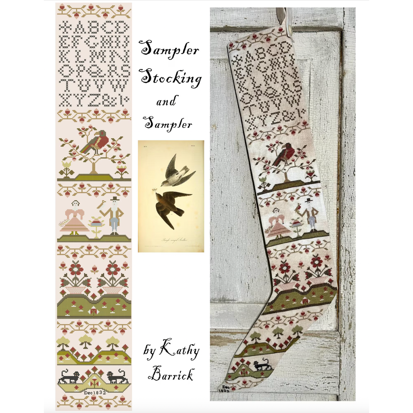 Kathy Barrick | Sampler Stocking