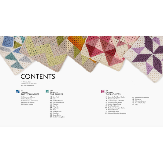 Patchwork Granny Square Blankets