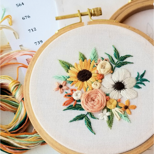 Jessica Long Embroidery | Cozy Harvest Beginner Embroidery Kit