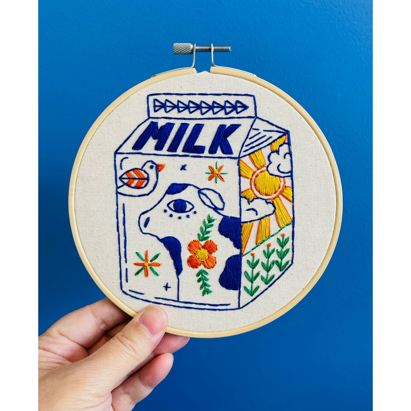 Hook, Line & Tinker | Milk Embroidery Kit