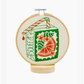 Hook, Line & Tinker | Orange Juice Box Embroidery Kit