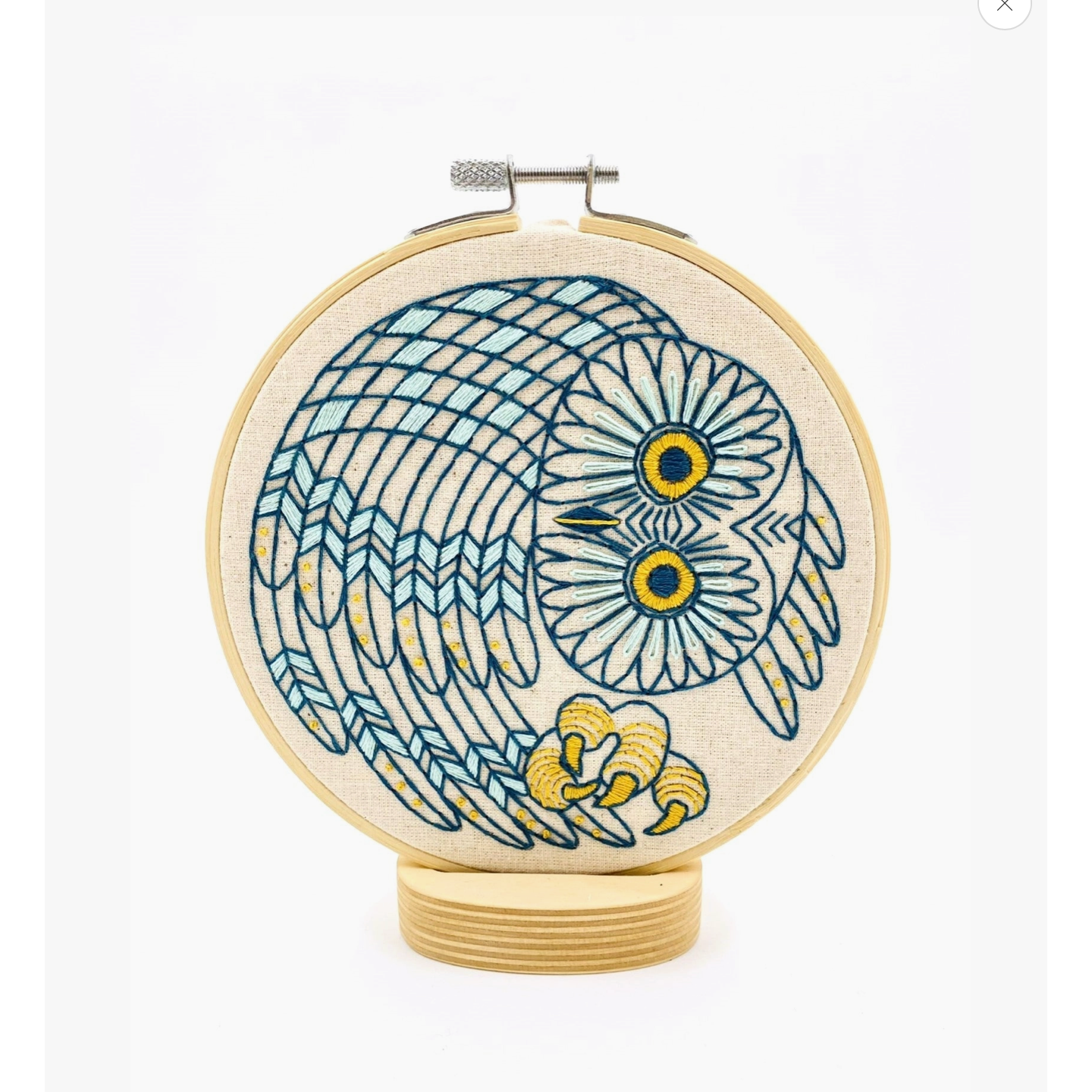 Hook, Line & Tinker | Saw Whet Owl Embroidery Kit