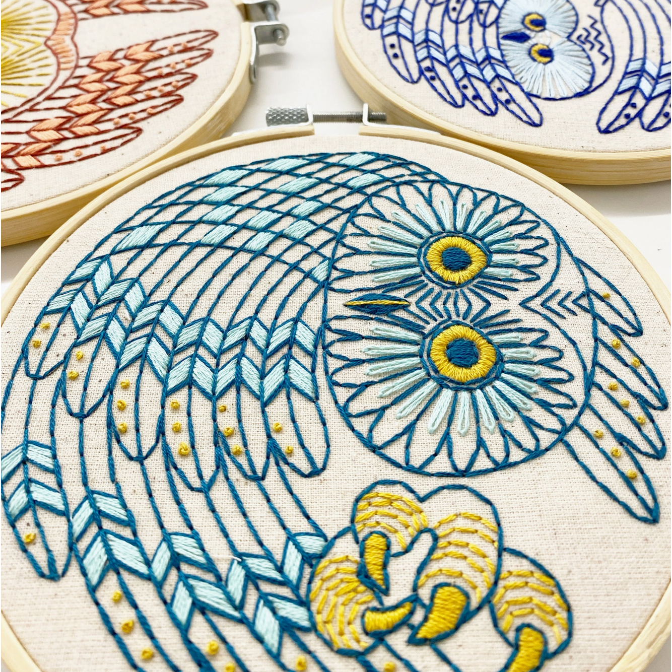 Hook, Line & Tinker | Saw Whet Owl Embroidery Kit