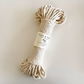 Flax & Twine | Brooklyn Basket Crochet Kit with Handle - Parchment