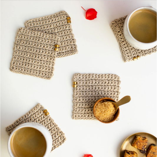 Flax & Twine | Corrine Coasters Crochet Kit
