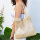 Flax & Twine | Piper Beach Bag Crochet Kit - Coral