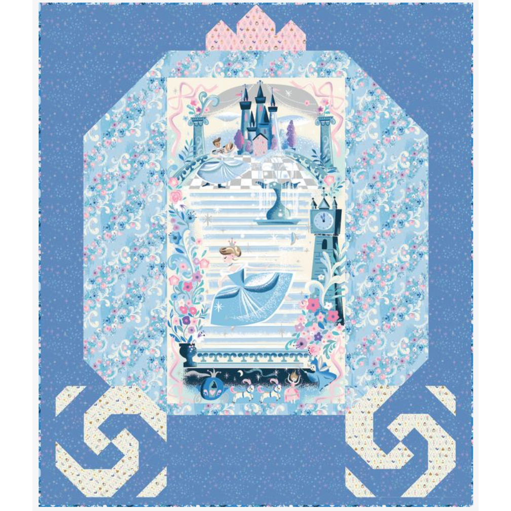 Wishes ~ Cinderella's Carriage Panel Quilt Kit