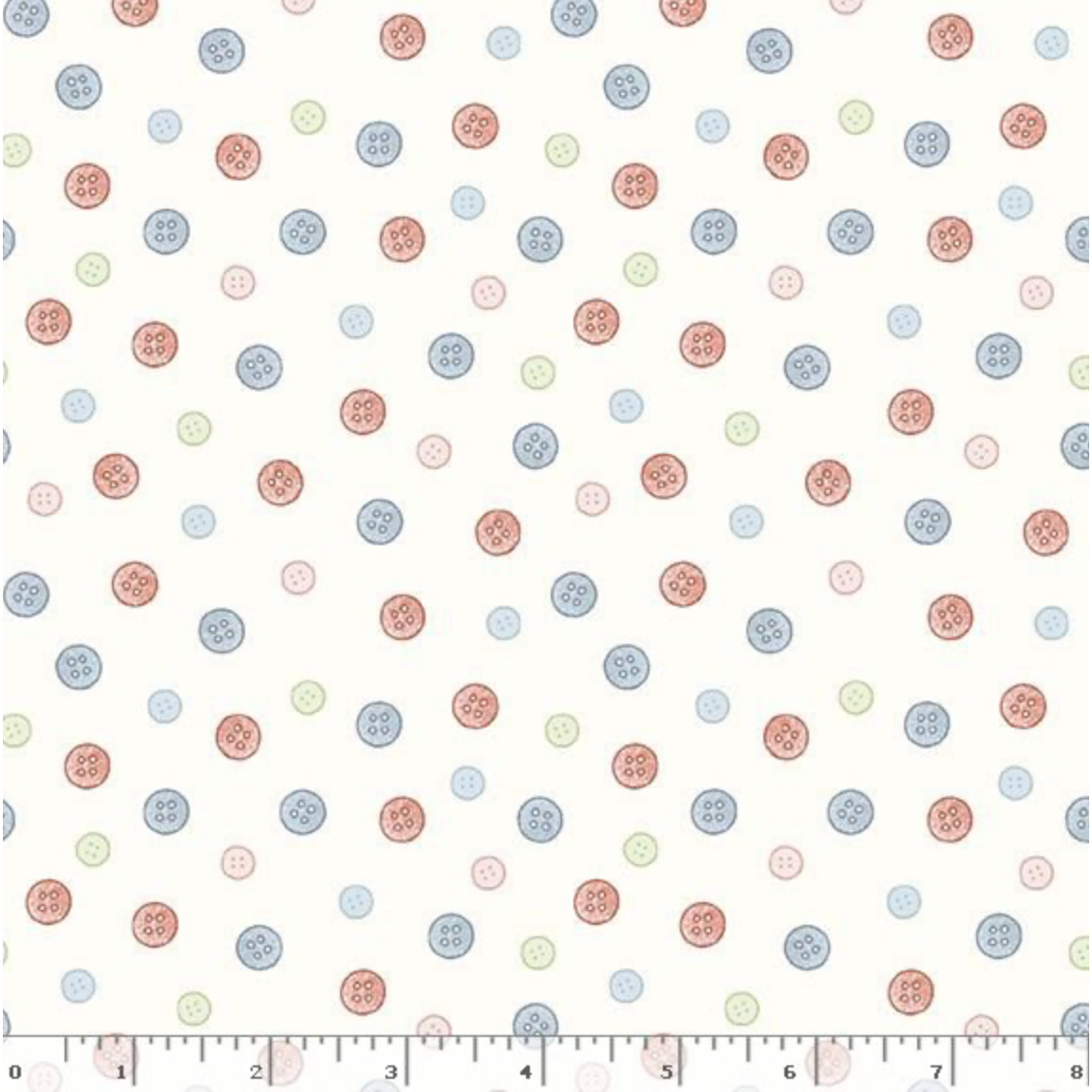 Plumcute Christmas ~ Buttons ~ R561923D MULTI