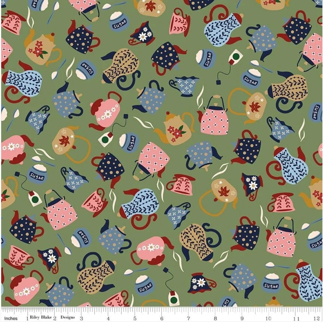 A Spoonful of Sugar ~ Tea & Sugar ~ CD17082-GREEN