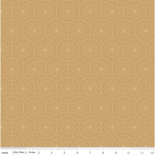 A Spoonful of Sugar ~ Lace Parasol ~ CD17086-MUSTARD