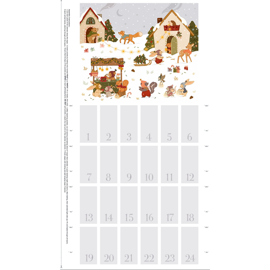 Little Forest Holiday ~ Advent Panel ~ DNS3599  MULTI