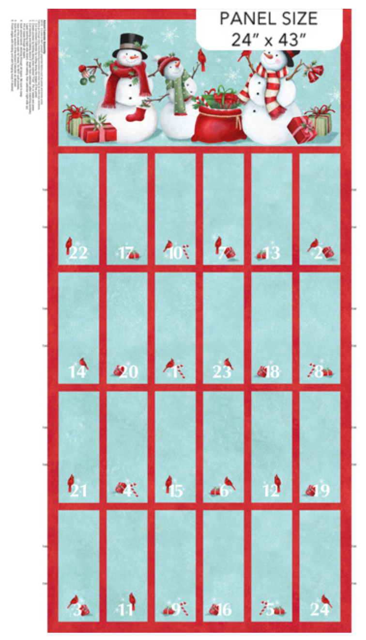 Holly Jolly ~ Advent Panel ~ 28819-64